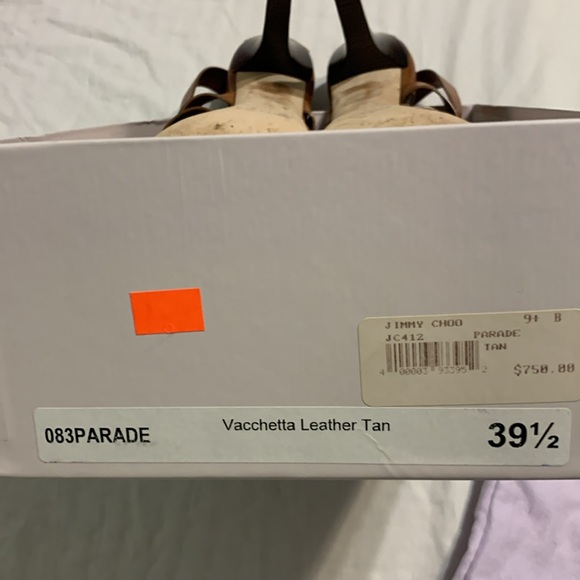 Jimmy Choi; tan; size 39 1/2 - Picture 5 of 5